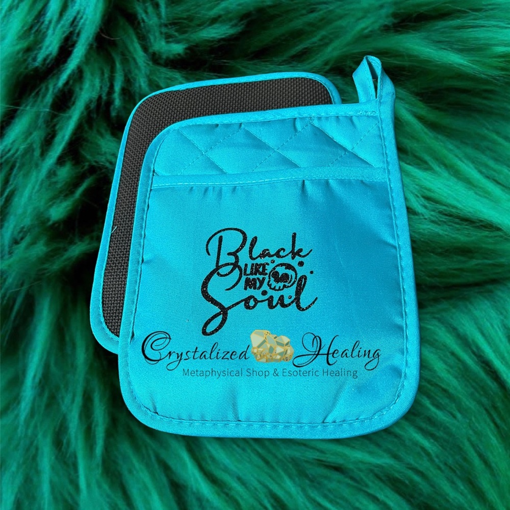 Black like my Soul Pot Holder